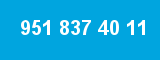 951 837 40 11 951 837 40 11